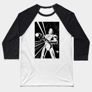 Vintage style sci-fi android robot art Baseball T-Shirt